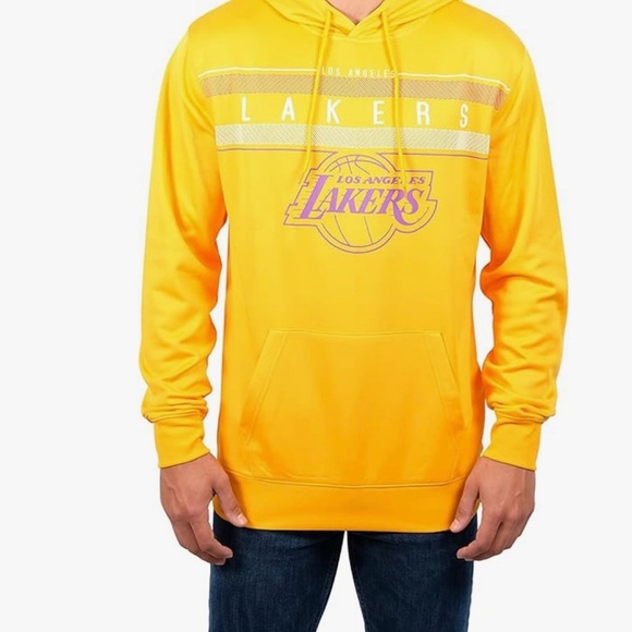 Los Angeles lakers ultra game fleece hoodie sweatshirt size large - Picture 1 of 12
